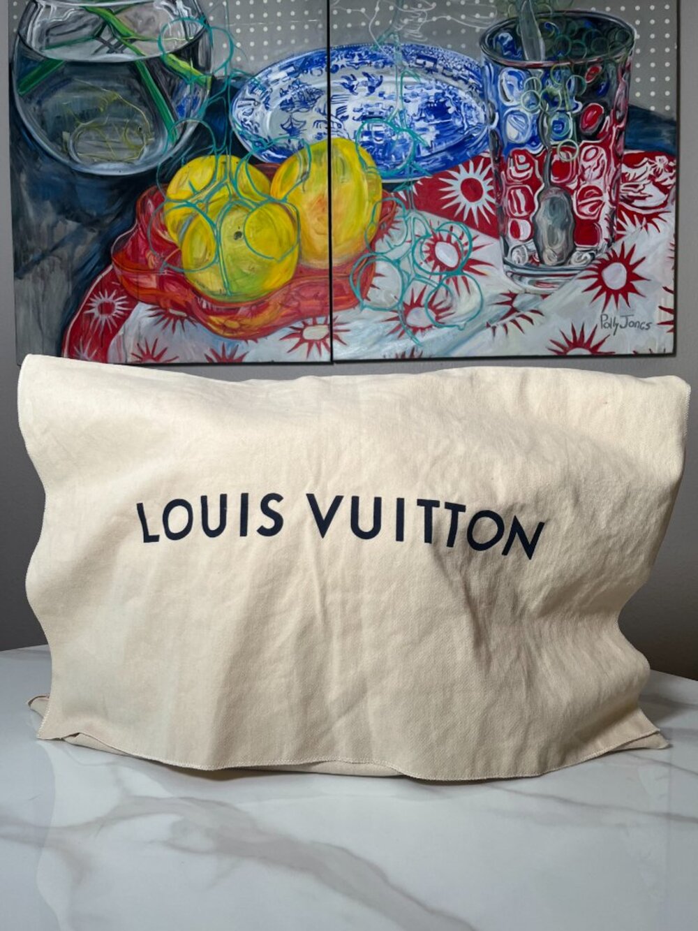 Louis Vuitton XL Large Fold Over Dust Bag